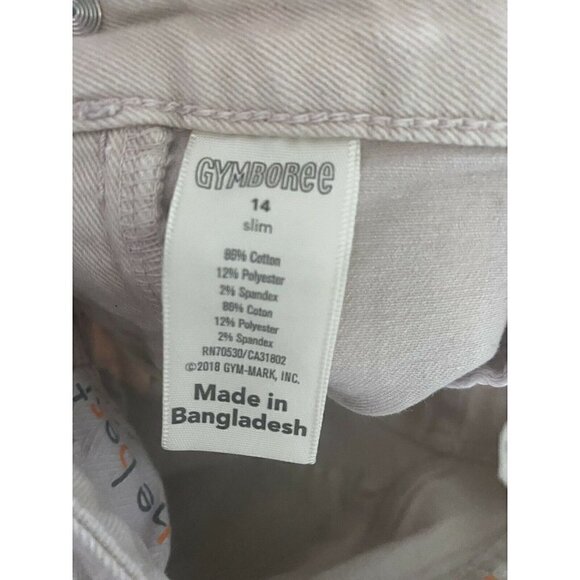 Gymboree Girl’s Size 14‎ Slim Tan Jeans Adjustable - Picture 6 of 7